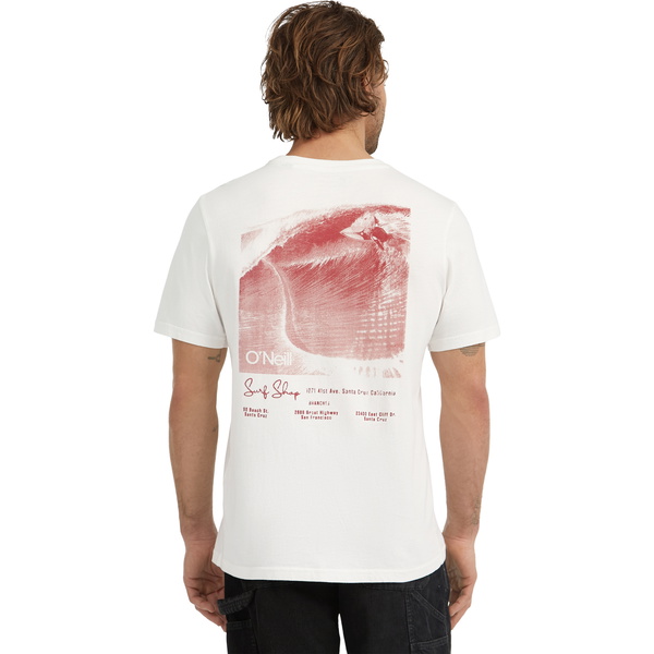 2025 O'Neill Mens O'Riginals Back Print T-Shirt 2850317 - Snow White